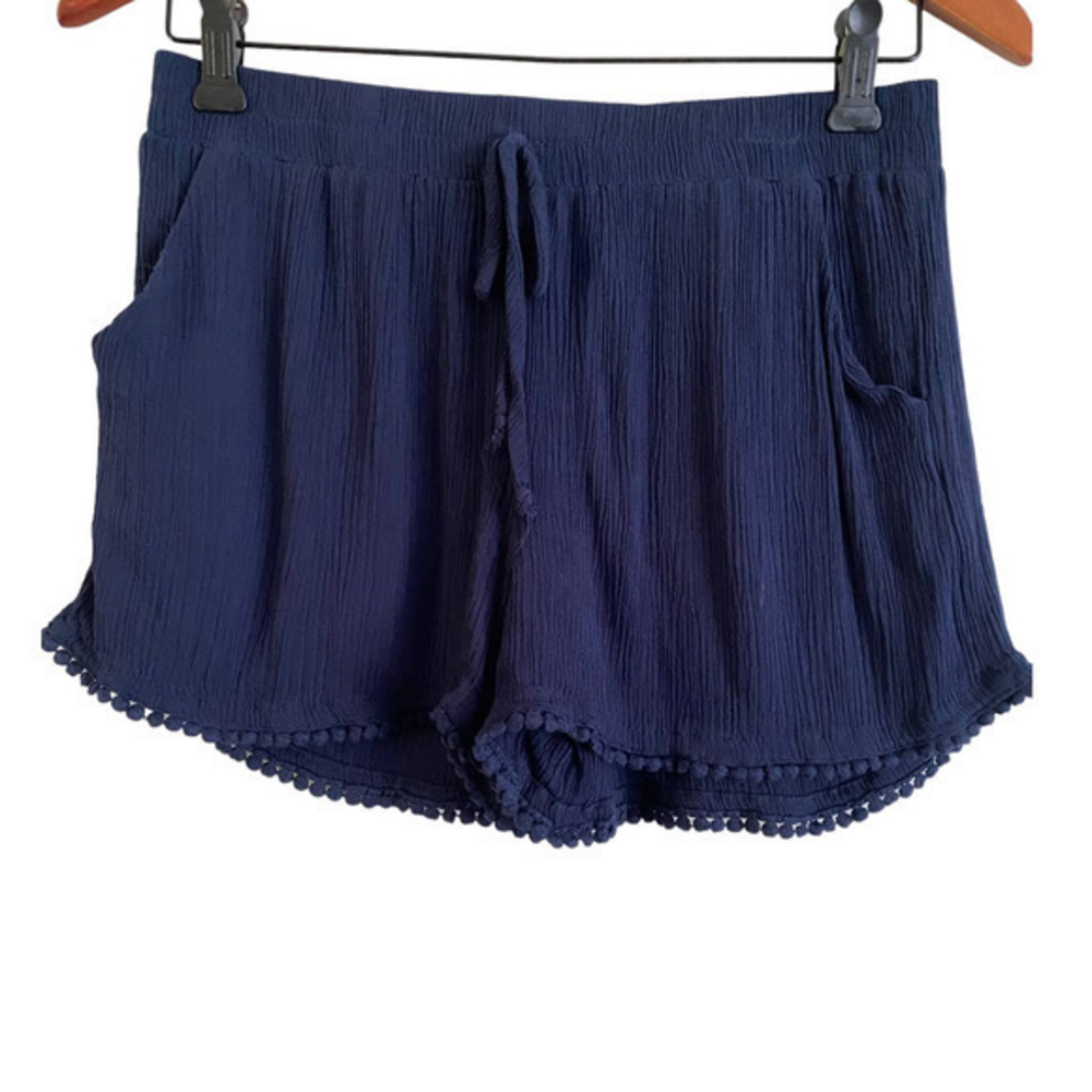 Bebop Pull On Navy Blue Shorts